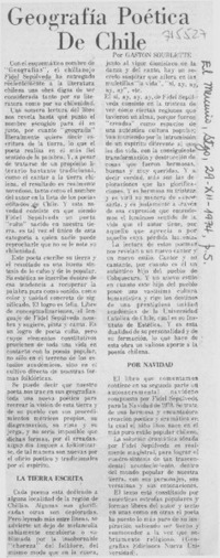 Geografía poética de Chile