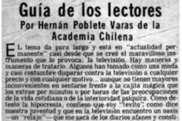 Guía de los lectores