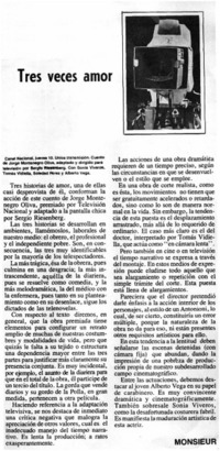 Tres veces amor