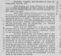 Chilena, casada, sin profesión.