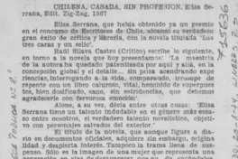 Chilena, casada, sin profesión.