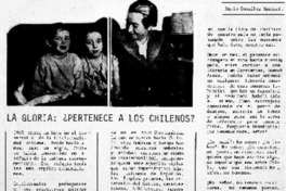 La gloria: ¿pertenece a los chilenos?