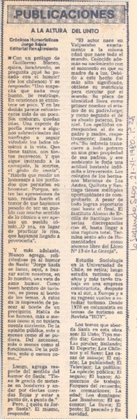 A la altura del unto.