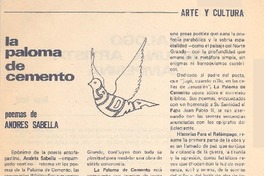 La paloma de cemento.