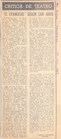 El evangelio" según San Jaime