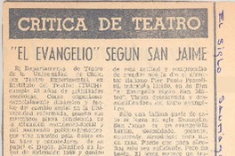 El evangelio" según San Jaime