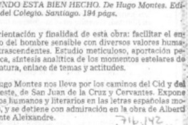 El Mundo está bien hecho.