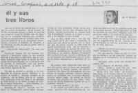 Él y sus tres libros