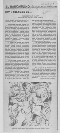 Roque Esteban Scarpa el escritor que no tuvo tiempo