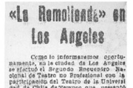 La remolienda" en Los Angeles.