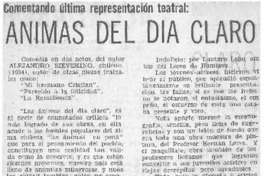 Animas del día claro