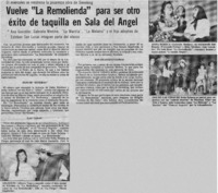 Vuelve "La Remolienda" para ser otro éxito de taquilla en Sala del Angel.