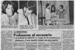 Profesores al escenario.