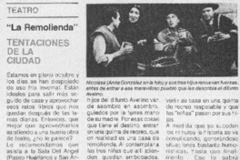 La remolienda" tentaciones de la ciudad.