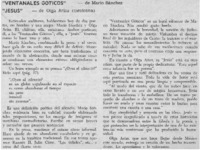 Ventanales góticos".