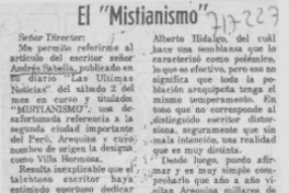 El "mistianismo"