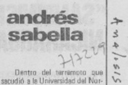 Andrés Sabella.