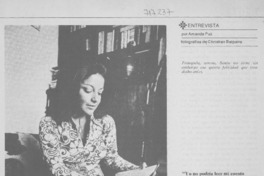 Sonia Quintana primer premio testimonio : [entrevistas]