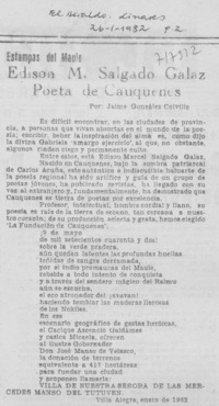 Edison M. Salgado Galaz poeta de Cauquenes