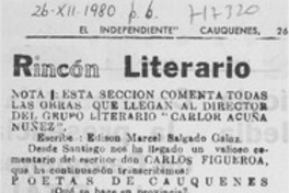 Rincón literario