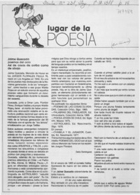 Lugar de la poesía.