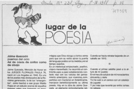 Lugar de la poesía.