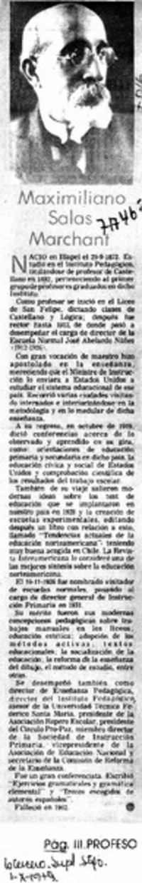 Maximiliano Salas Marchant.