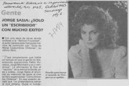 Jorge Sasía: ¿sólo un "escribidor" con mucho éxito?