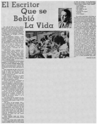 El escritor que se bebió la vida