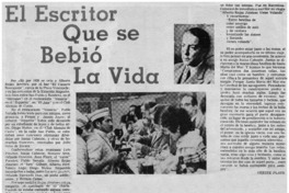 El escritor que se bebió la vida