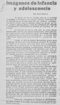 Imágenes de infancia y adolescencia