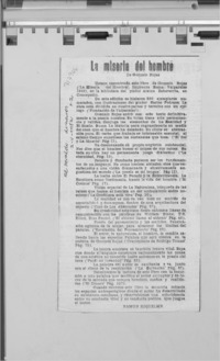 La miseria del hombre