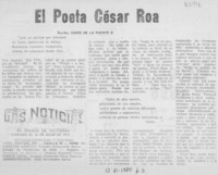 El poeta César Roa