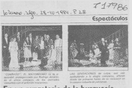 En un purgatorio de la burguesía convierte Wolff el teatro UC.