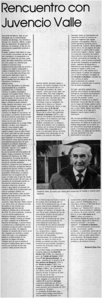 Rencuentro con Juvencio Valle