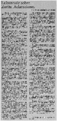 Lafourcade sobre Zurita: aclaraciones