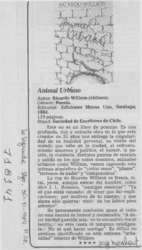 Animal urbano