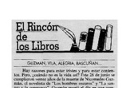 Guzmán, Vila, Alegría, Bascuñán --