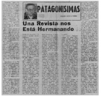 Una revista nos está hermanando