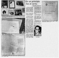 En un principio fue el verbo