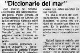 "Diccionario del mar".