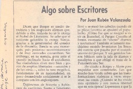 Algo sobre escritores