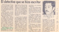 El detective que se hizo escritor.