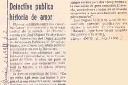 Detective publica historia de amor.