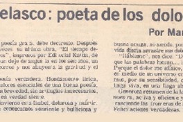 Isabel Velasco: poeta de los dolores