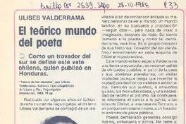 El teórico mundo del poeta