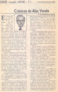 Crónicas de Alex Varela