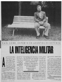 La inteligencia militar : [entrevistas]