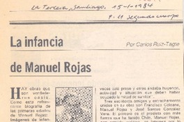 La infancia de Manuel Rojas