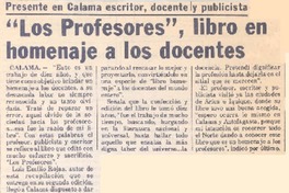 Los profesores.